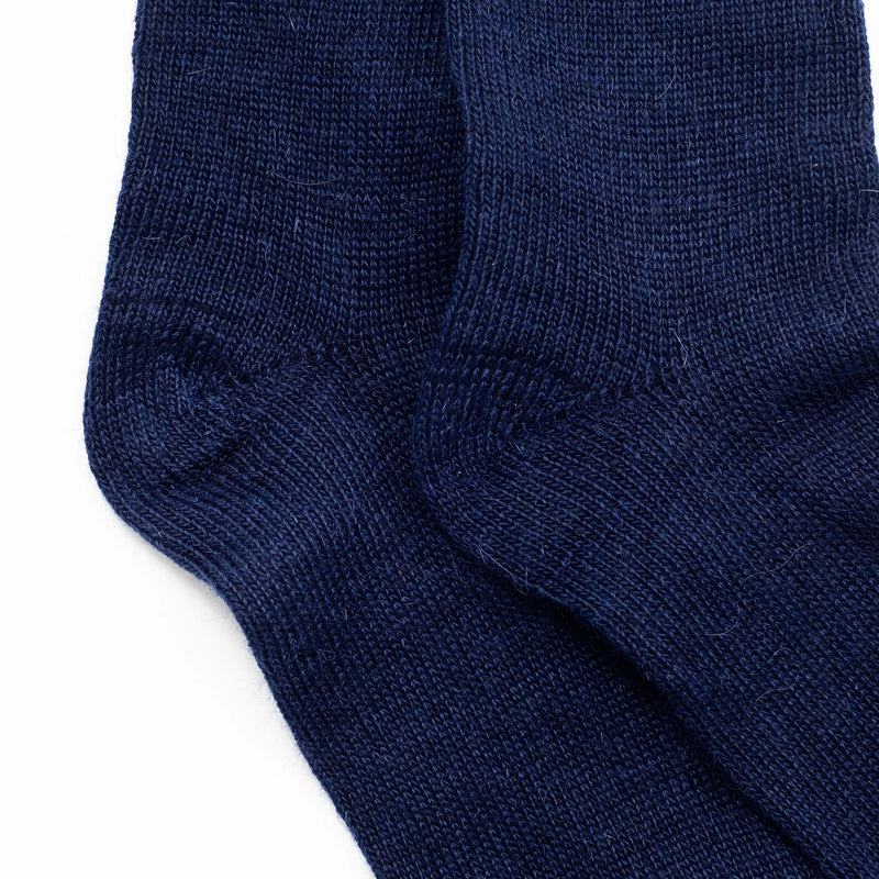 Women's Royal Blue Mohair Anklet Socks