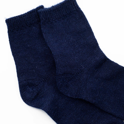 Women's Royal Blue Mohair Anklet Socks