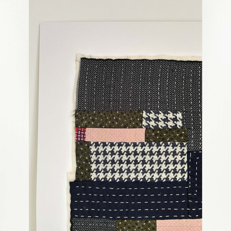 Textile artwork IX by B.French (57cm x 50cm)
