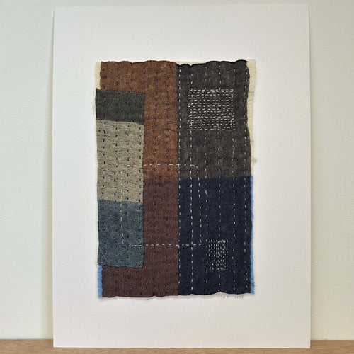 Textile artwork I by B.French (26cm x 18cm)