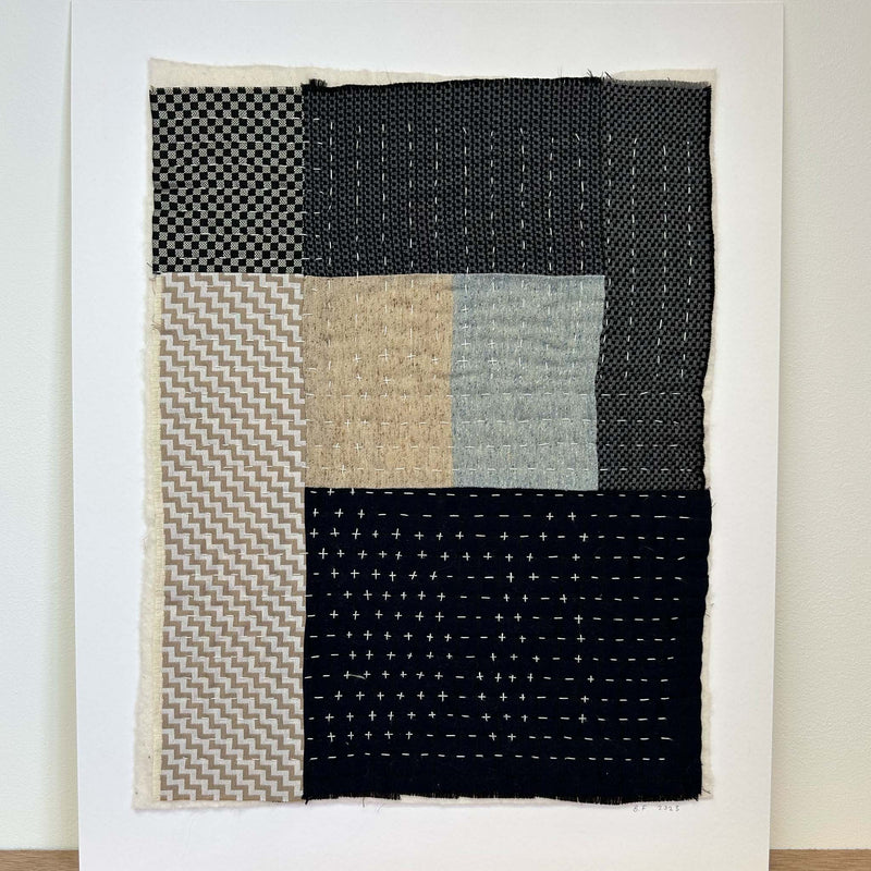 Textile artwork IV by B.French (42cm x 33cm)