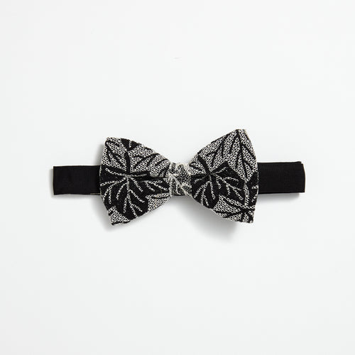Marwood x All Fall In Printed Lace Pre-Tied Bow Tie