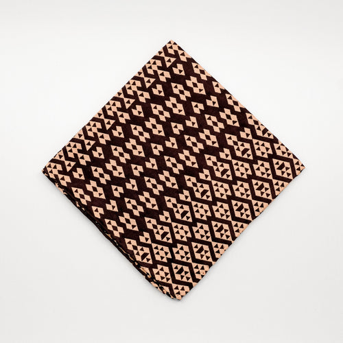 Harlequin  Silk Jacquard Pocket Square