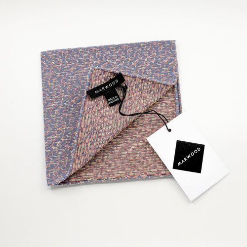 Lilac Dash Silk Jacquard Pocket Square