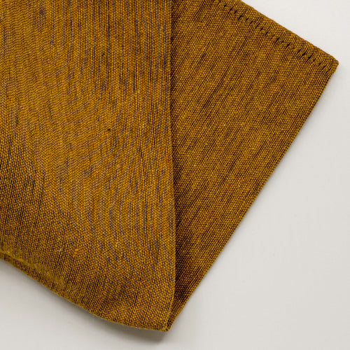 Gold Slub Silk Pocket Square