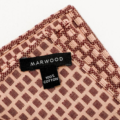 Pink Square Cotton Pocket Square