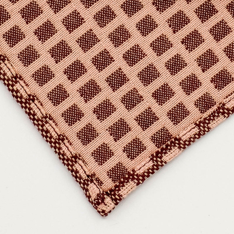 Pink Square Cotton Pocket Square