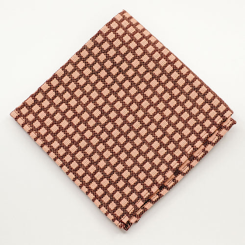 Pink Square Cotton Pocket Square