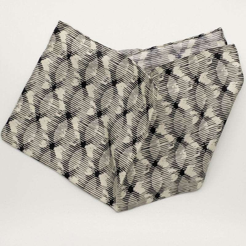Printed Silk Rhythm Pocket Square