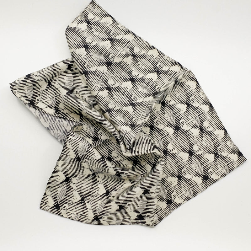 Printed Silk Rhythm Pocket Square