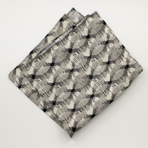 Printed Silk Rhythm Pocket Square