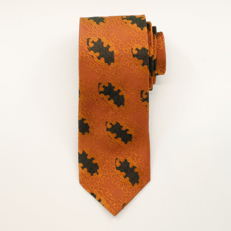 Bright Copper Motif Tie