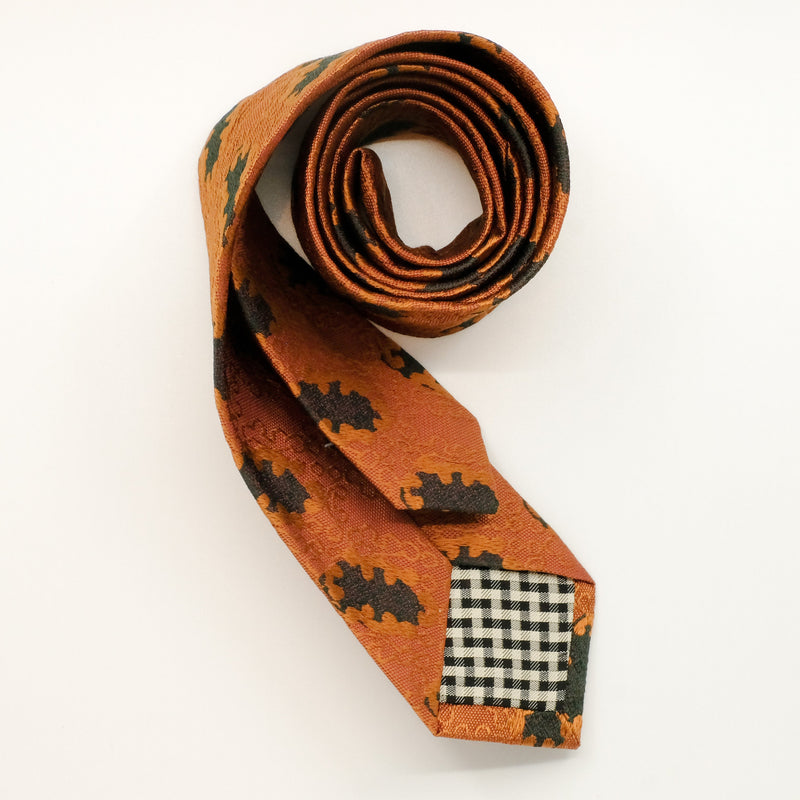 Bright Copper Motif Tie