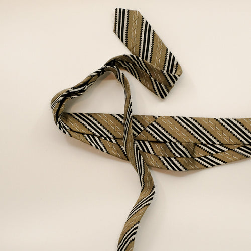 Very Skinny Silk Rep Stripe Tie