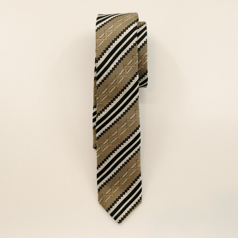 Very Skinny Silk Rep Stripe Tie