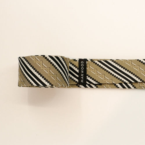 Very Skinny Silk Rep Stripe Tie