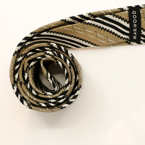 Very Skinny Silk Rep Stripe Tie
