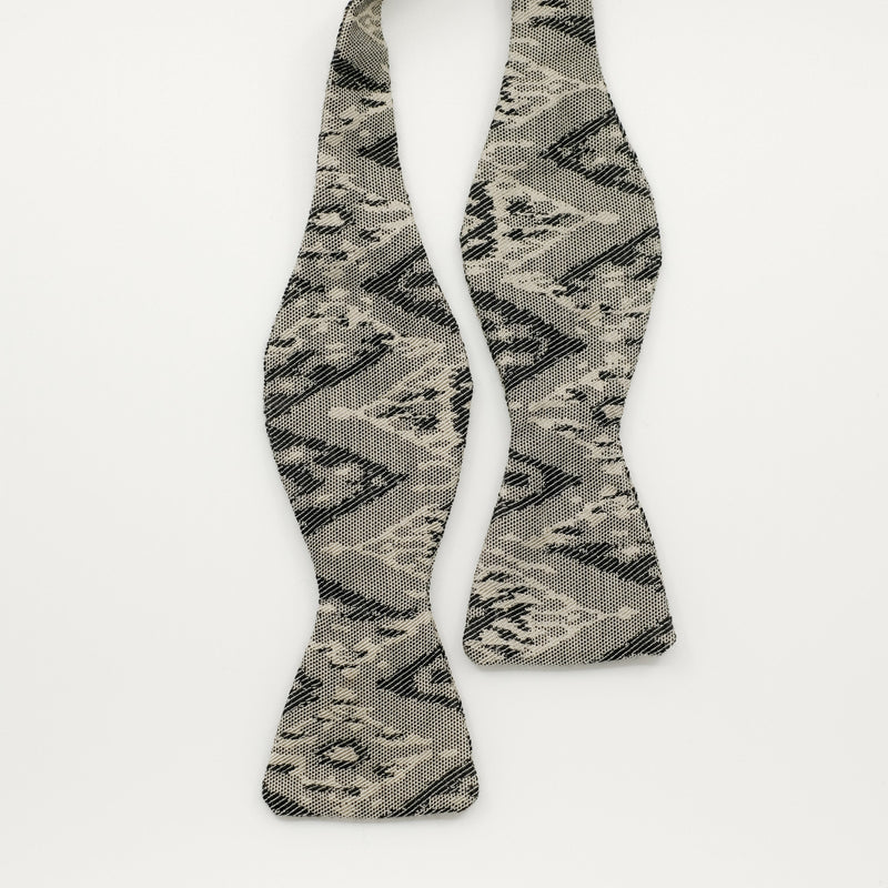 'Ikat' Design Weave Bow Tie