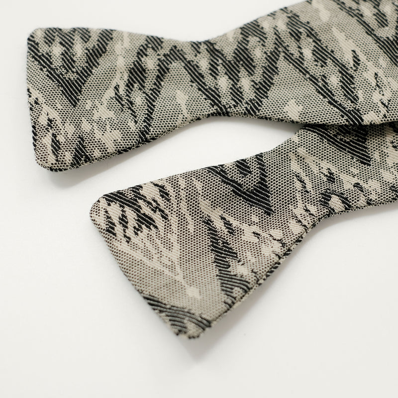 'Ikat' Design Weave Bow Tie