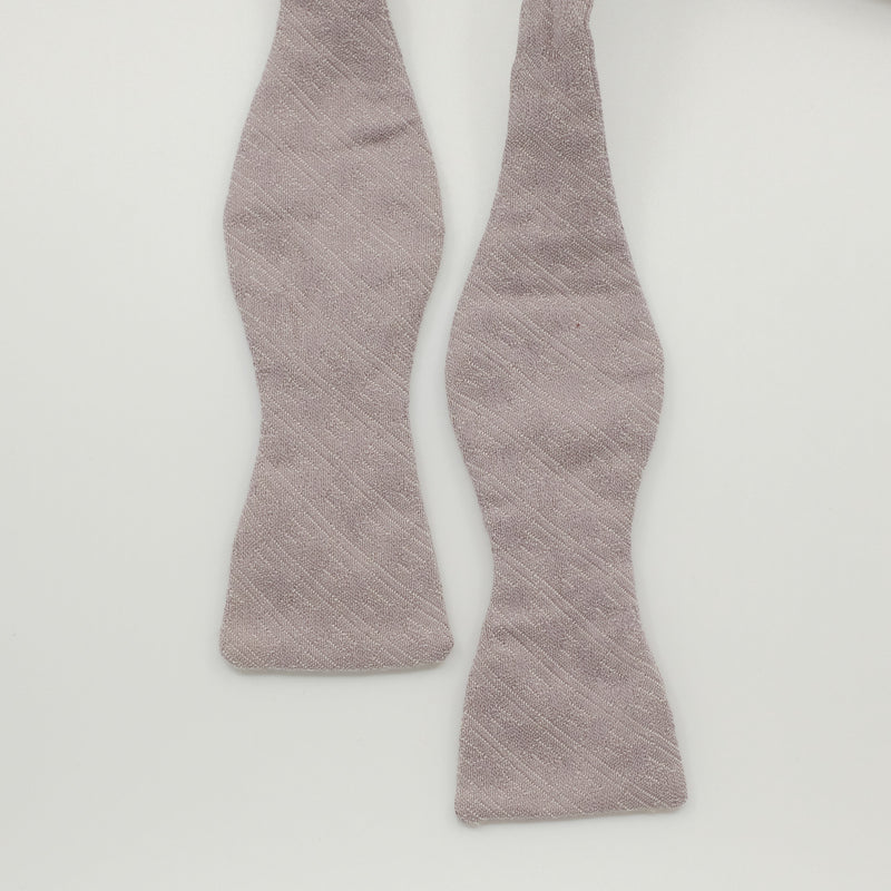Soft Lilac Woven Bow Tie
