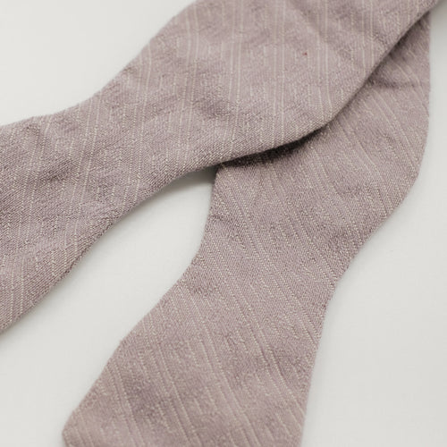 Soft Lilac Woven Bow Tie