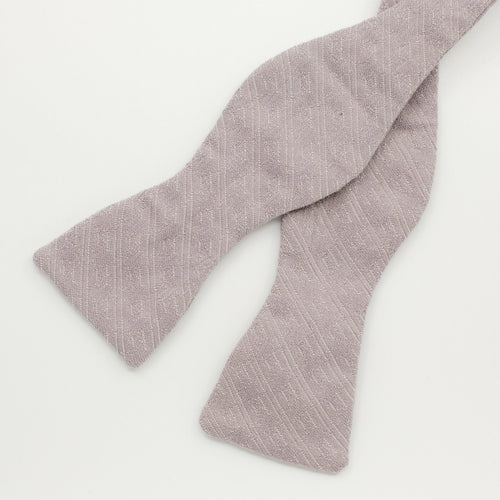 Soft Lilac Woven Bow Tie