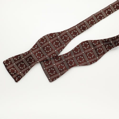 burgundy classic bow tie