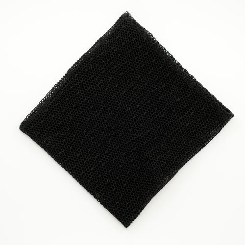 black lace pocket square
