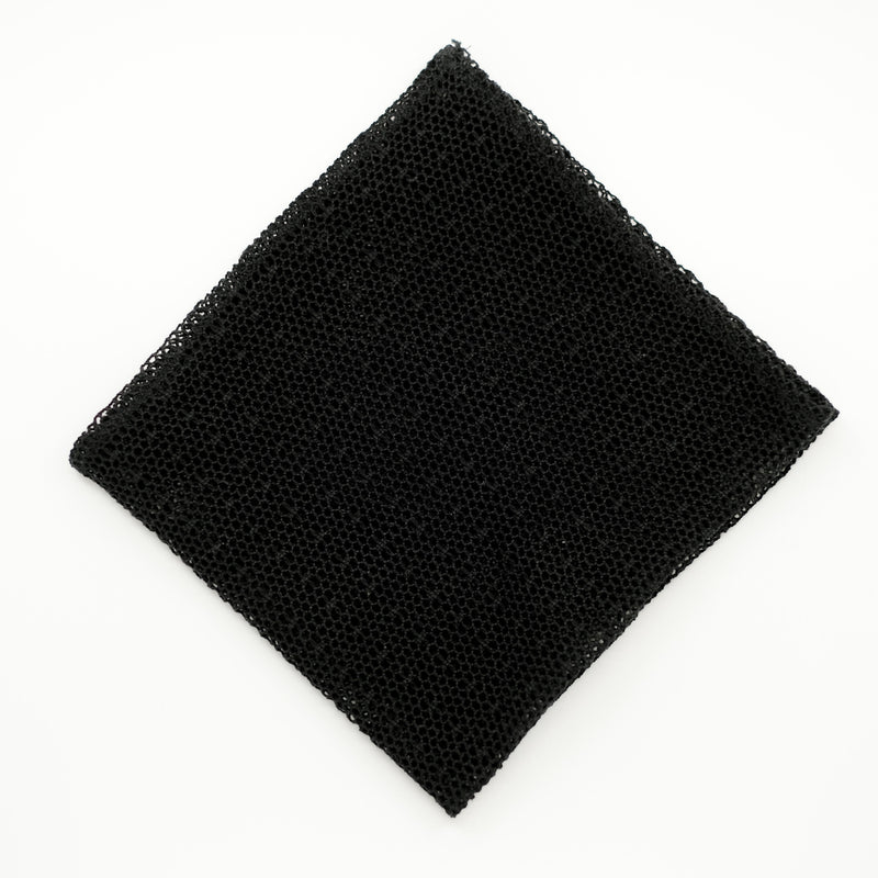black lace pocket square