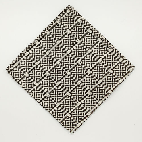 Mini Geo Jacquard Pocket Square