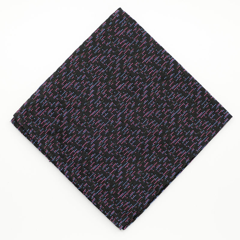 Multi Fleck Silk Pocket Square