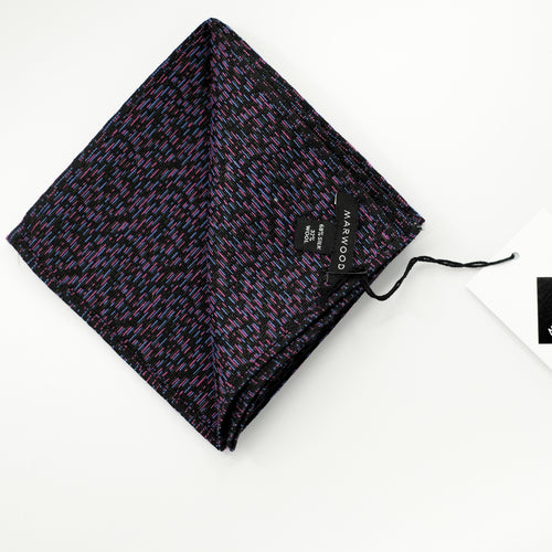 Multi Fleck Silk Pocket Square