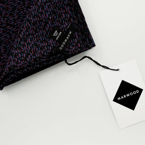 Multi Fleck Silk Pocket Square