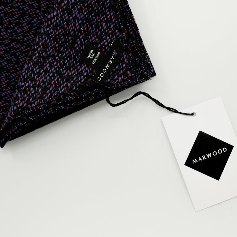 Multi Fleck Silk Pocket Square