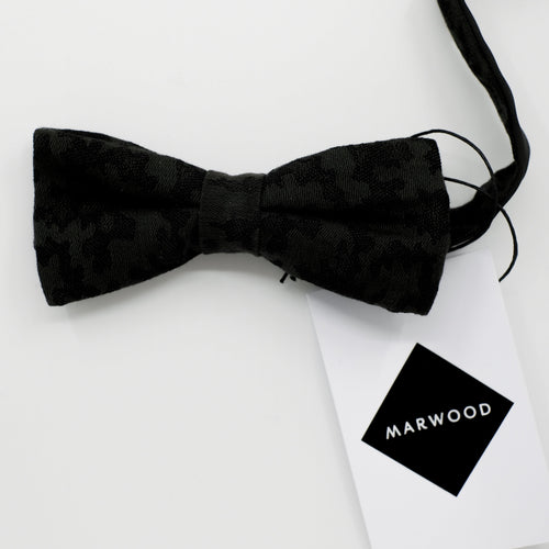 Ready-Tied Black Bow Tie