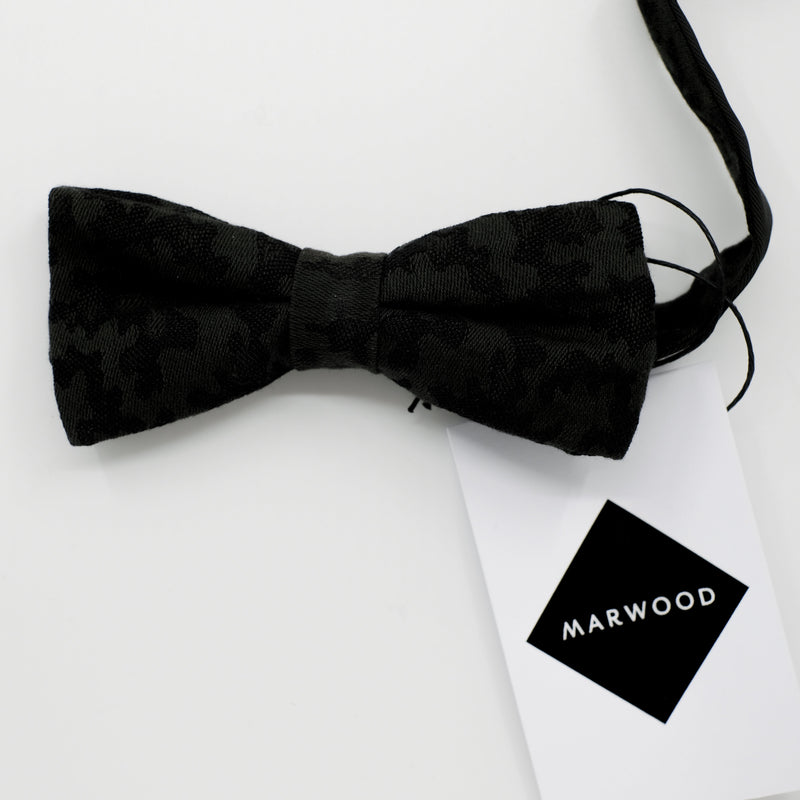 Ready-Tied Black Bow Tie