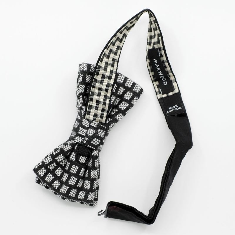 Ready-Tied Mono Jacquard Bow Tie