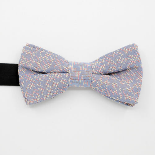 Ready-Tied Lilac Silk Jacquard Bow Tie