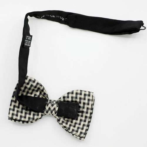 Ready-Tied Staircase Silk Jacquard Bow Tie