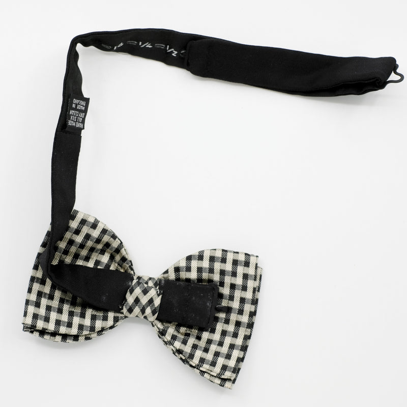 Ready-Tied Staircase Silk Jacquard Bow Tie