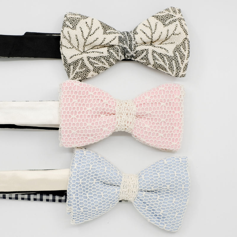 Lace Bow Tie Trio