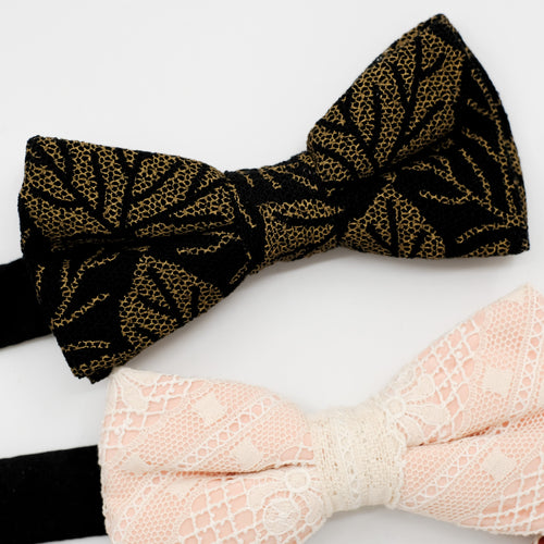 Lace Bow Tie Trio