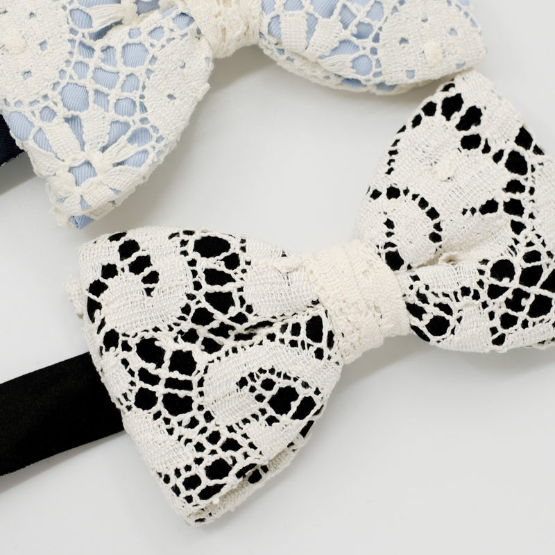 Lace Bow Tie Trio