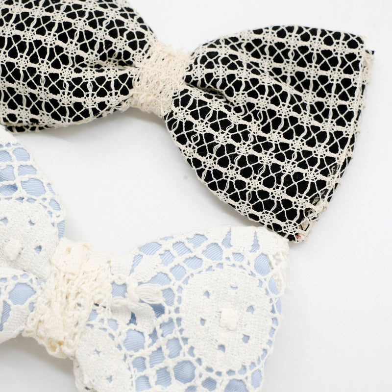 Lace Bow Tie Trio
