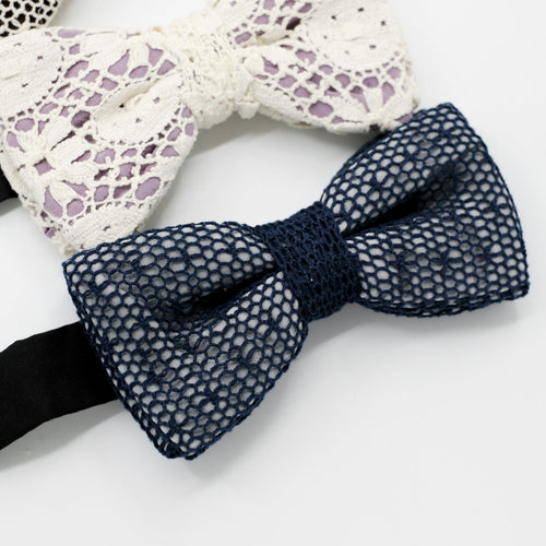 Lace Bow Tie Trio
