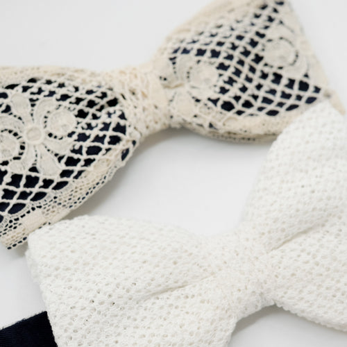 Lace Bow Tie Trio