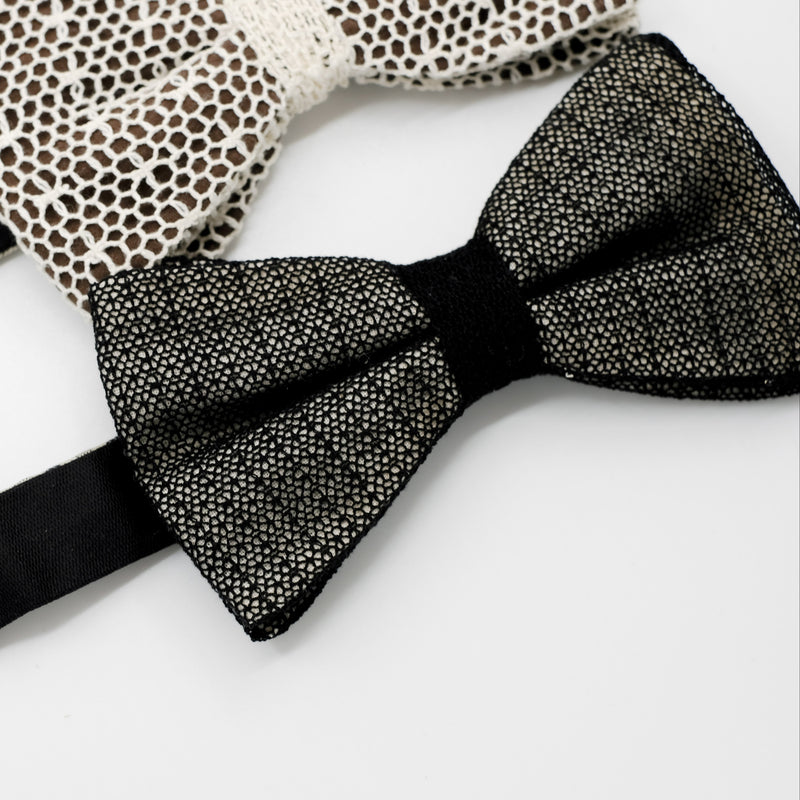 Lace Bow Tie Trio