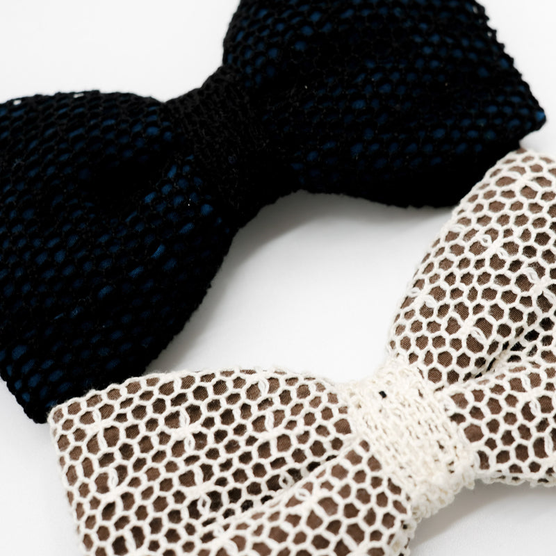 Lace Bow Tie Trio
