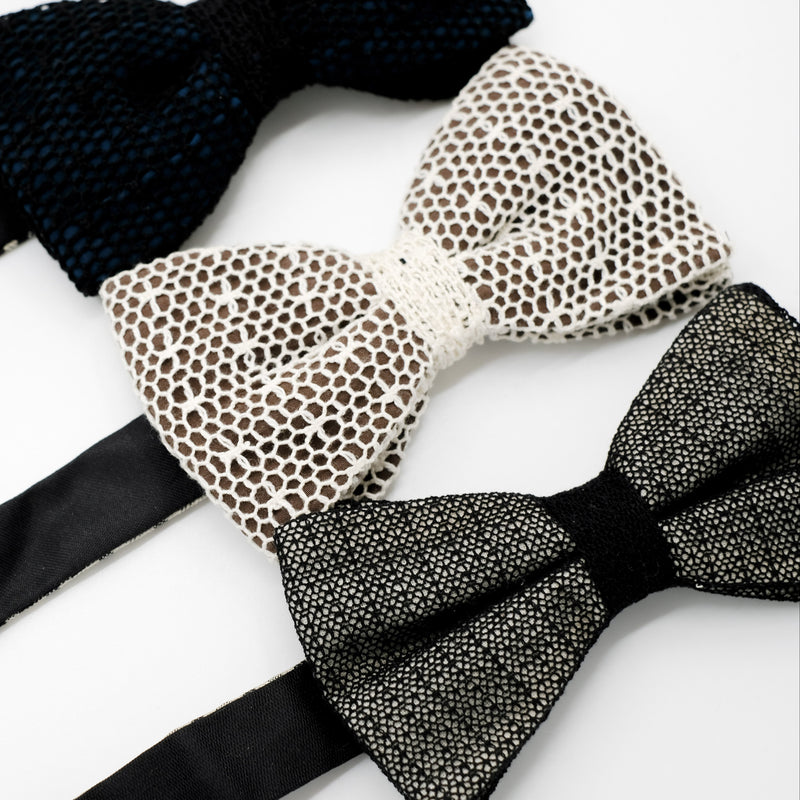 Lace Bow Tie Trio