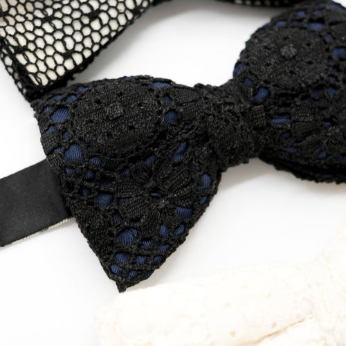 Lace Bow Tie Trio